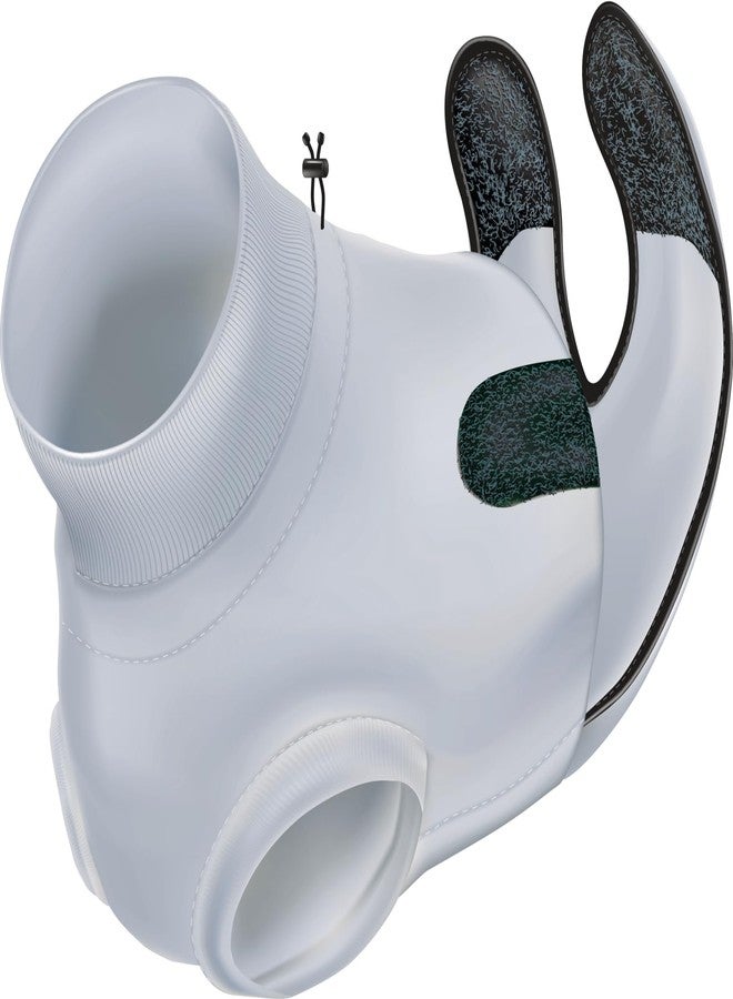 Trixie Protective Body for Cats - M-L (36-42 cm), Soft Recovery Suit for Post-Surgery or Skin Protection, Breathable Grey Cat Bodysuit - Image 1